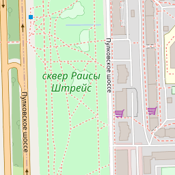 Карта района Пулковского шоссе, 30к4