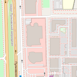Карта района Пулковского шоссе, 30к4