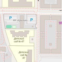 Карта района Пулковского шоссе, 30к4
